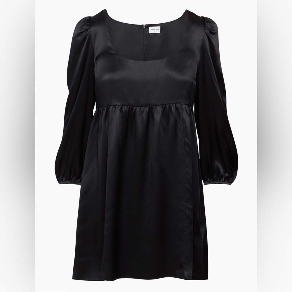 Aritzia| Cursive Silk Dress